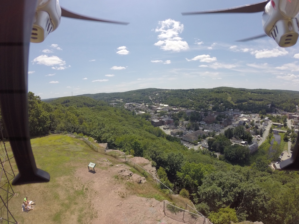 Honesdale from above Irving Cliff