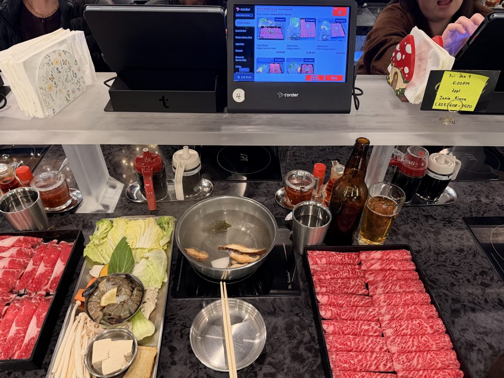 Some shabu shabu in Little Tokyo.